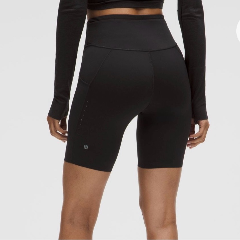 Lululemon Base Pace Black 8in Shorts